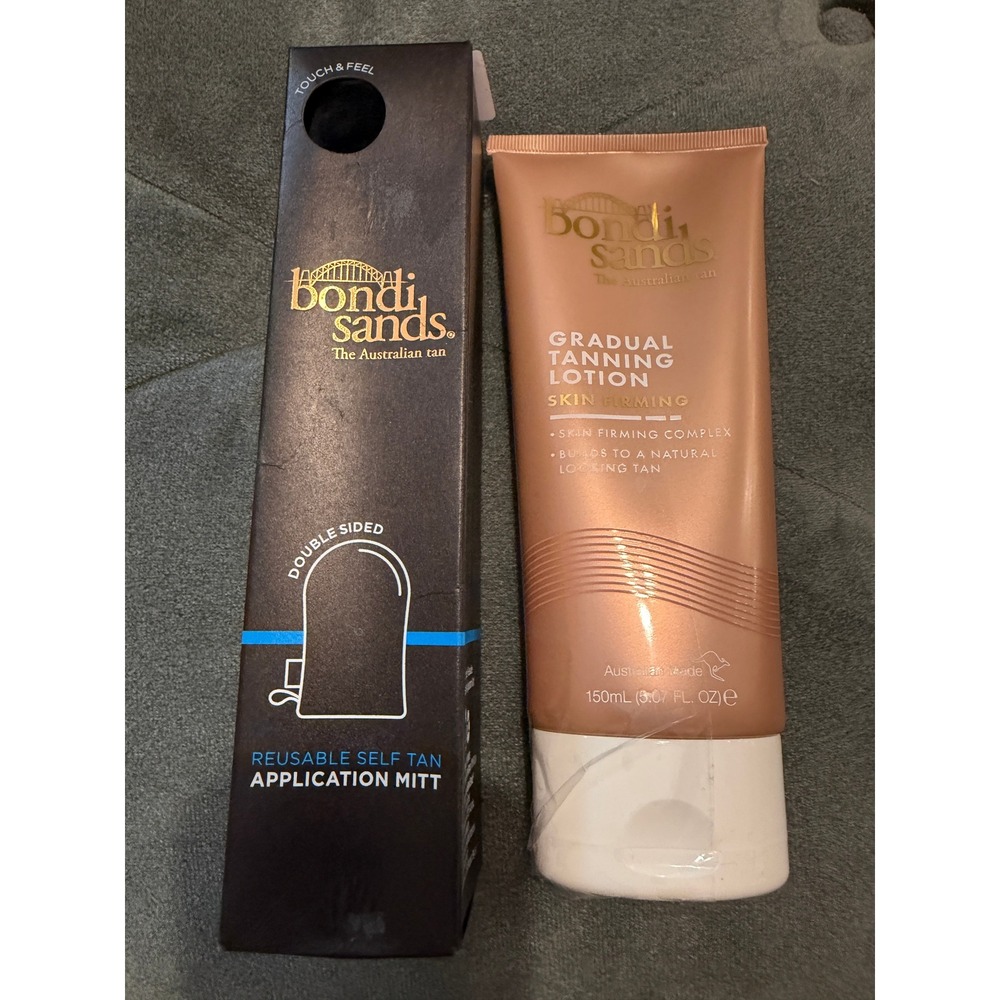 Bondi Sands Gradual Tanning Lotion Skin Firming 150ml & Application Mitt Set
